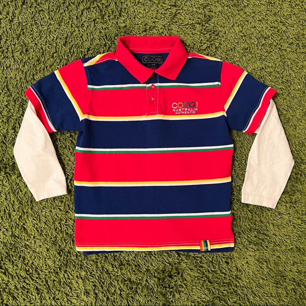 COOGI Long Sleeve Polo Shirt Kids 5/6